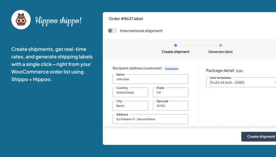 Hippoo Shippo Integration for WooCommerce