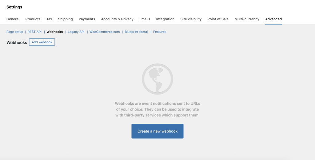 How to create webhook in WooCommerce
